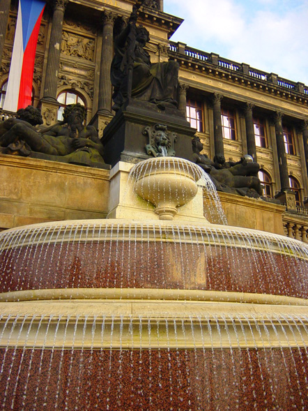 Prague fountain