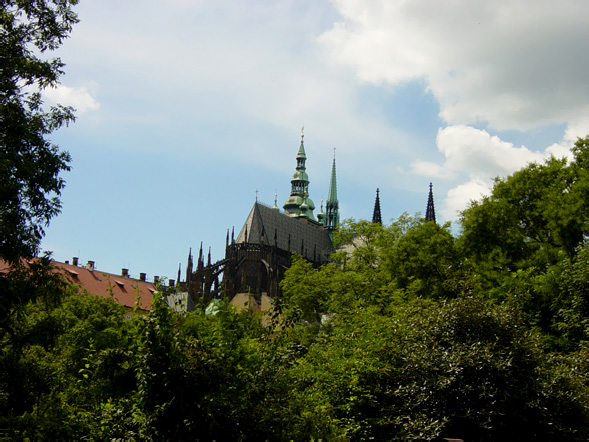 prague castle view